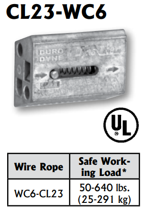 DYNA-TITE CABLE LOCK