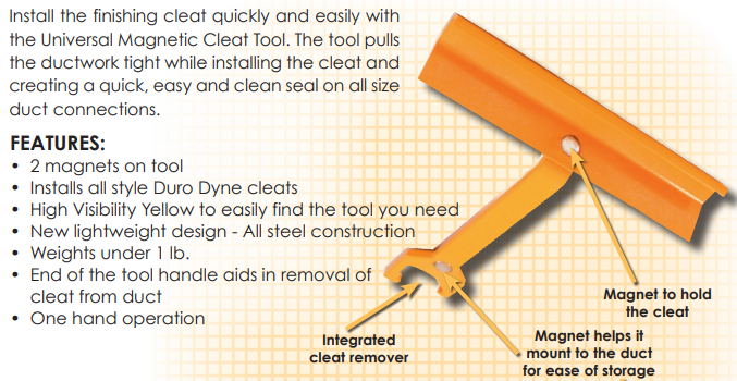 J FLANGE CLEAT TOOL