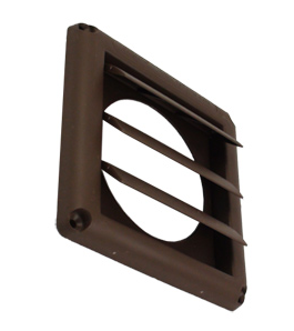 4" BROWN FLAPPER FLUSH MOUNT