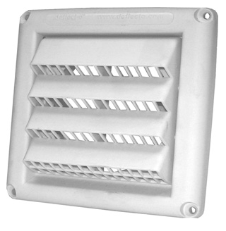 4" WHITE FRESH AIR INTAKE NO P