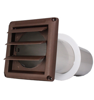 6" BROWN DRYER VENTS