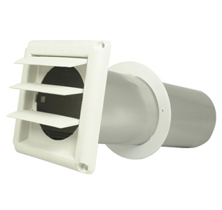 3" WHITE DRYER VENT