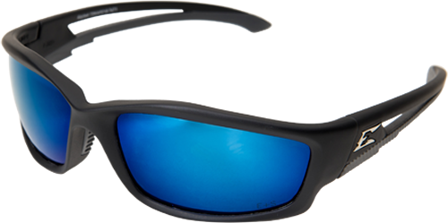 Kazbek - Black Frame with Gasket / Polarized Aqua