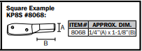 1/4&quot; END BEARING