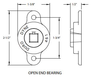 3/8 OPEN END BEARING